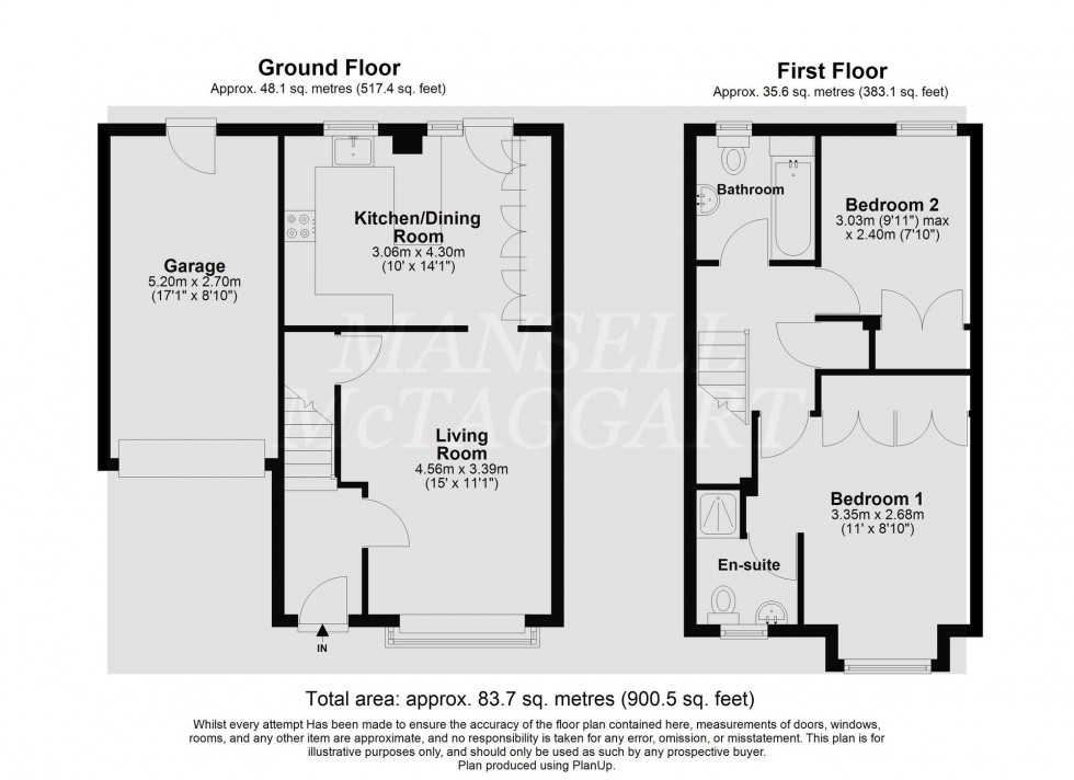 Floorplan for Alfred Close, Worth, RH10