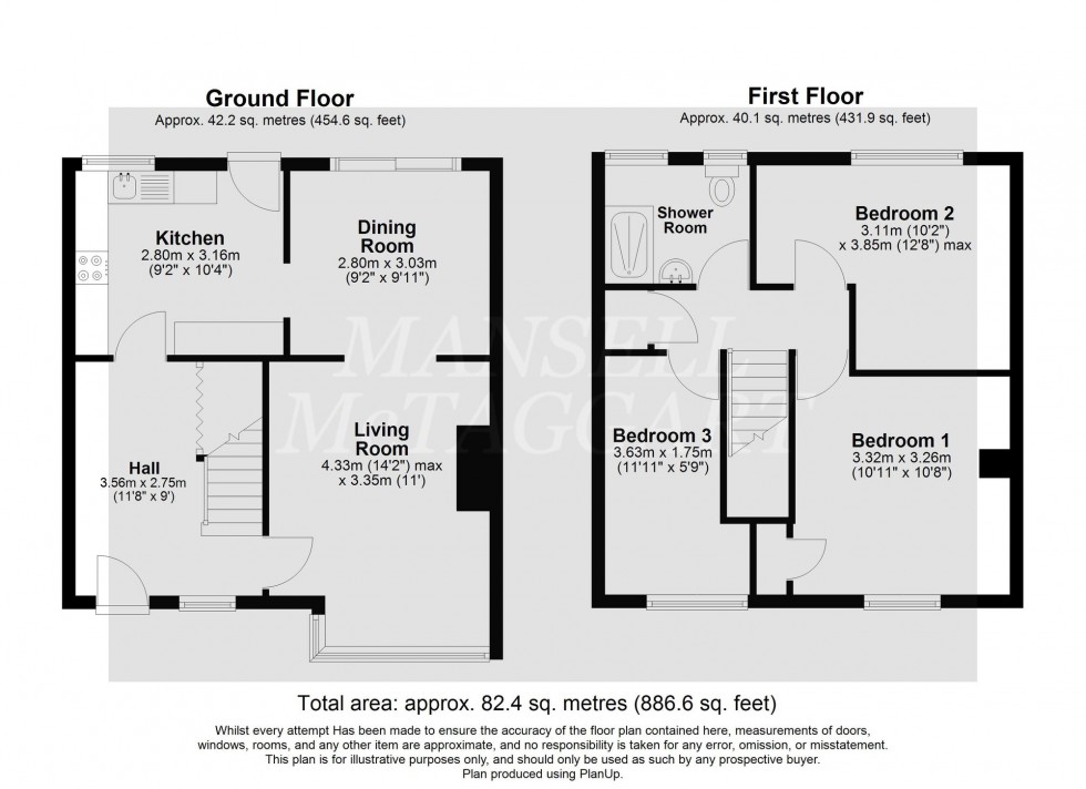 Floorplan for Barrington Road, Crawley, RH10