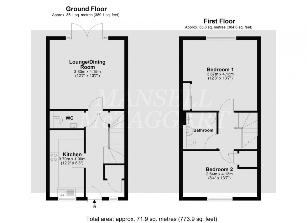 Floorplan for Crosswater Road, Tinsley Green, RH10