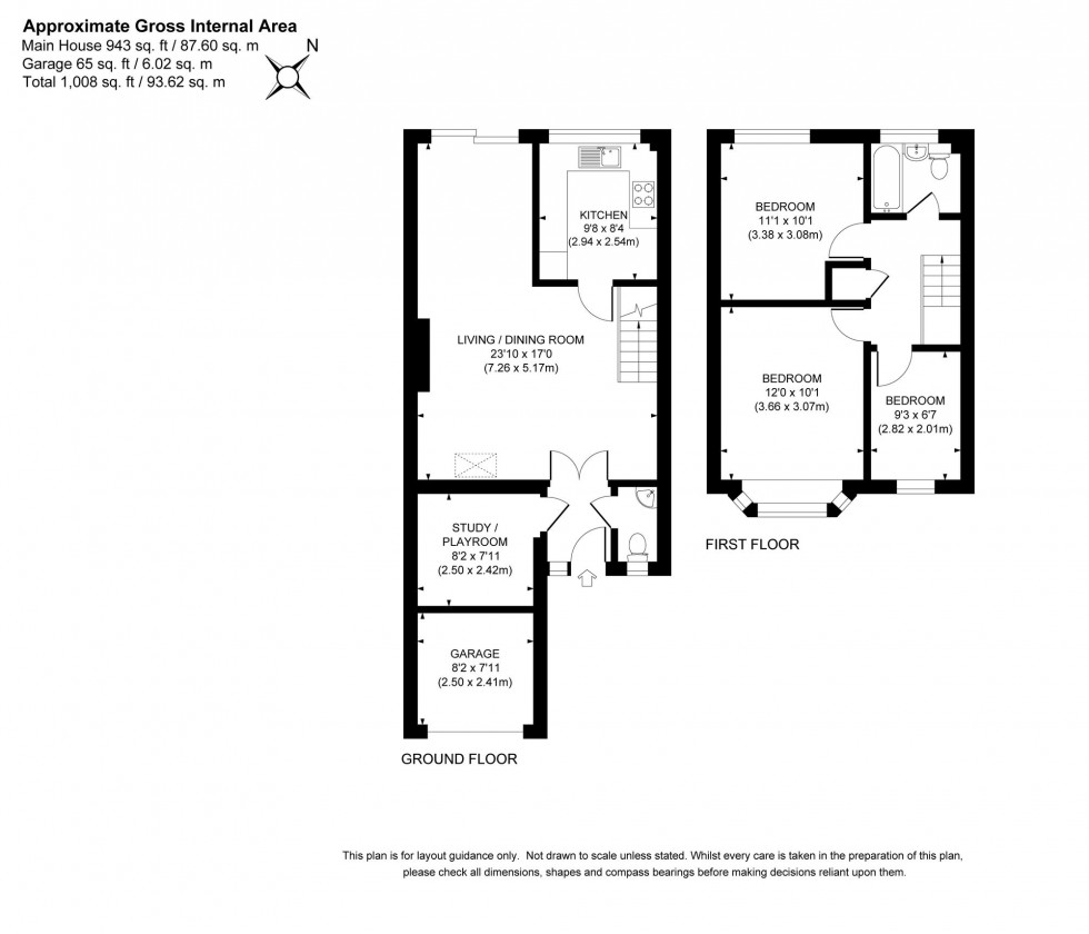 Floorplan for Meadow Drive, Lindfield, RH16