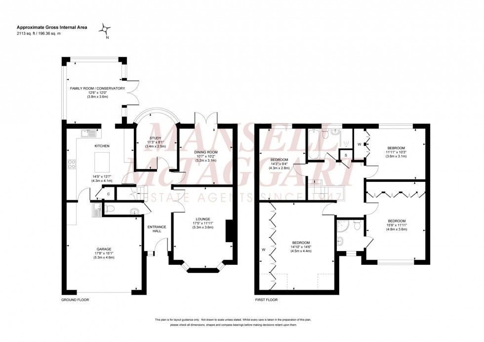 Floorplan for Bramble Gardens, Burgess Hill, RH15