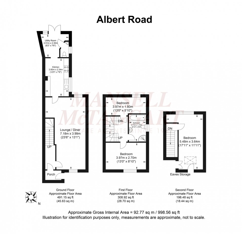 Floorplan for Albert Road, Horley, RH6