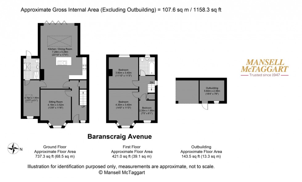 Floorplan for Baranscraig Avenue, Brighton, BN1