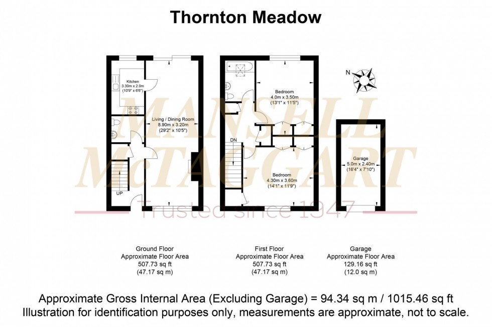 Floorplan for Thornton Meadow, Wisborough Green, RH14