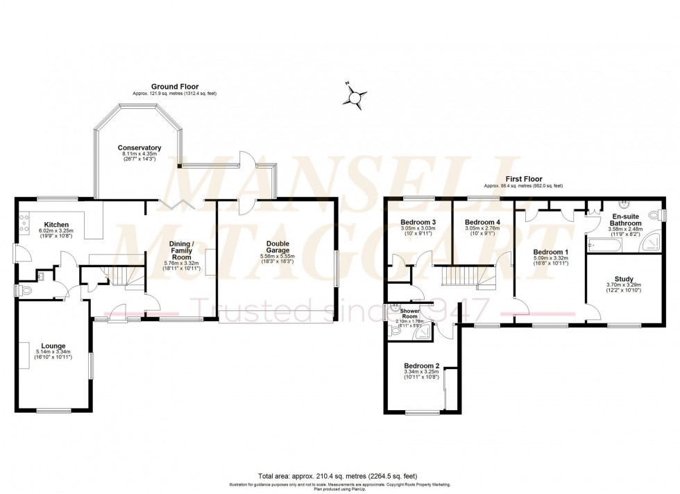Floorplan for South Chailey, Lewes, BN8