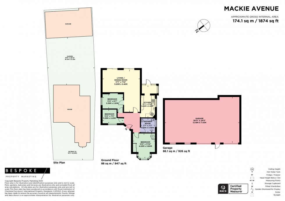 Floorplan for Mackie Avenue, Hassocks, BN6