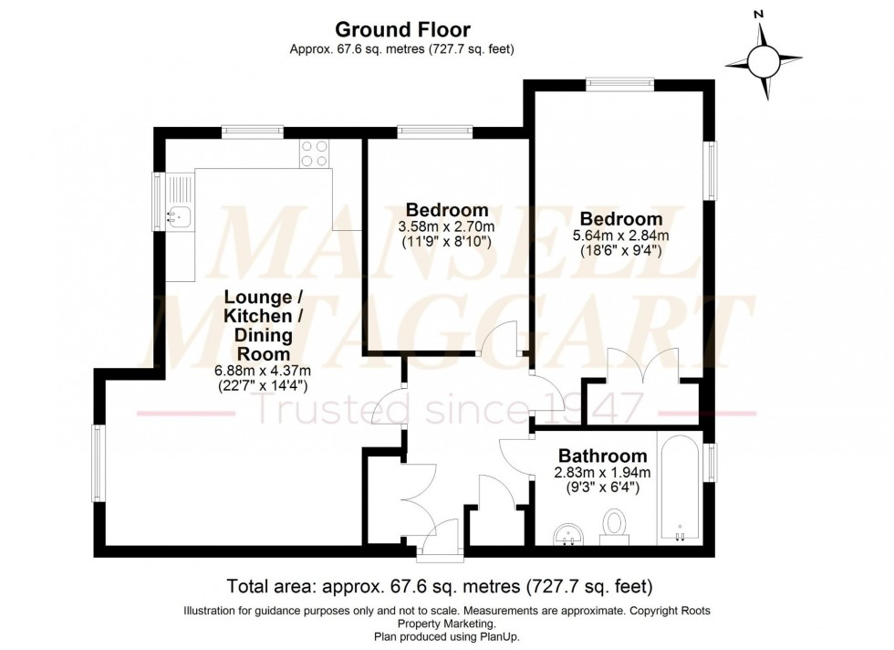 Floorplan for Quibell House, 37 New Heritage Way, BN8