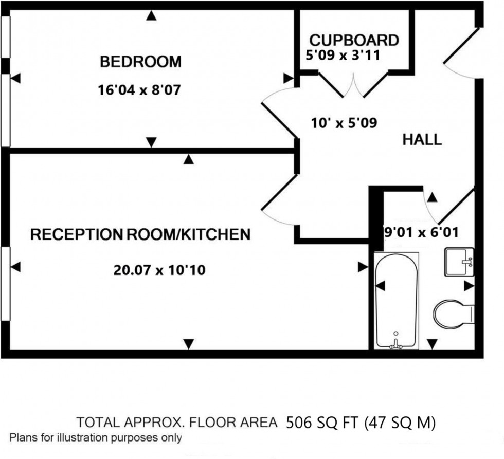 Floorplan for South Road, Haywards Heath, RH16