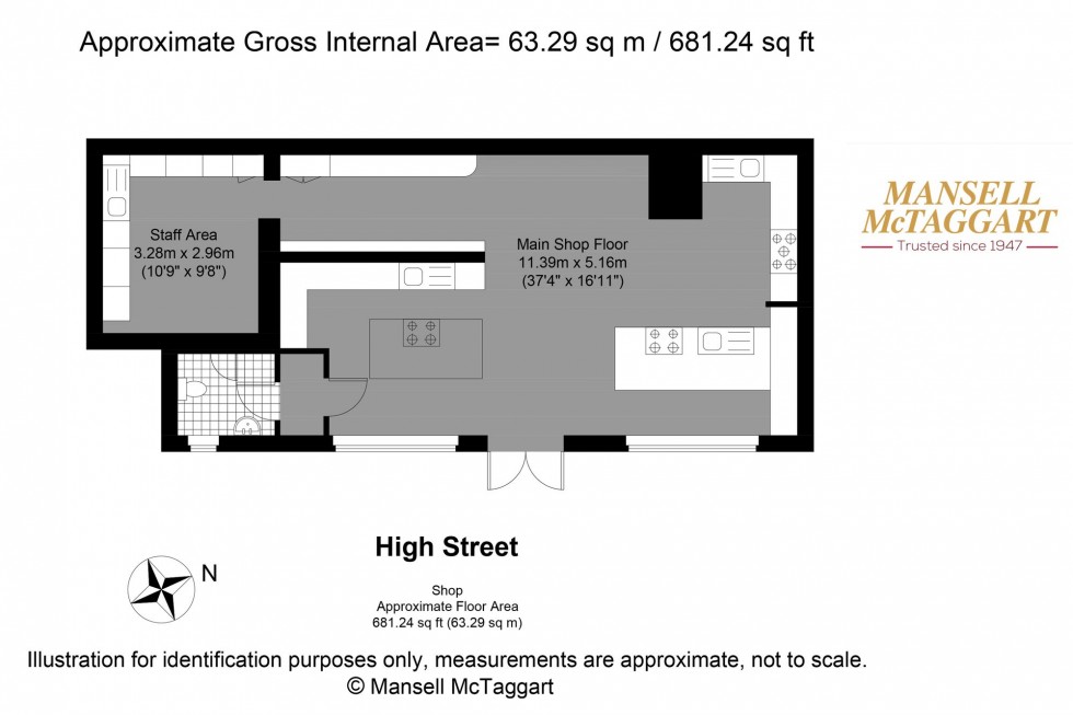 Floorplan for 37 High Street, Steyning, BN44