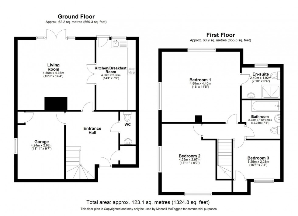 Floorplan for Lewes Road, Forest Row, RH18