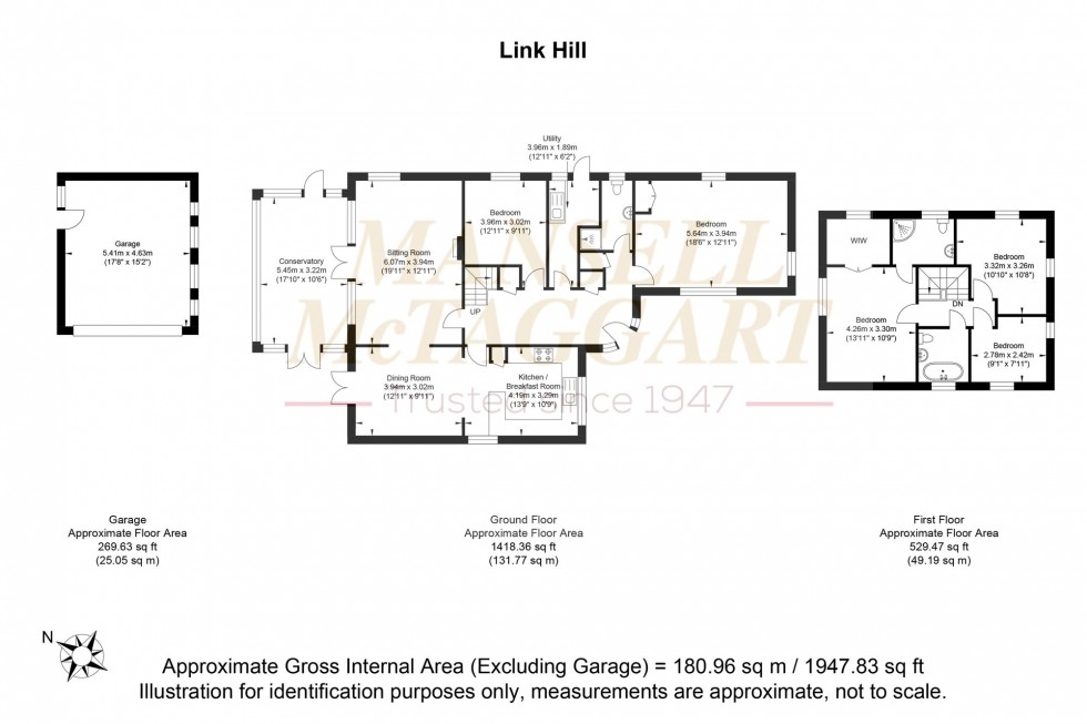 Floorplan for Link Hill, Storrington, RH20