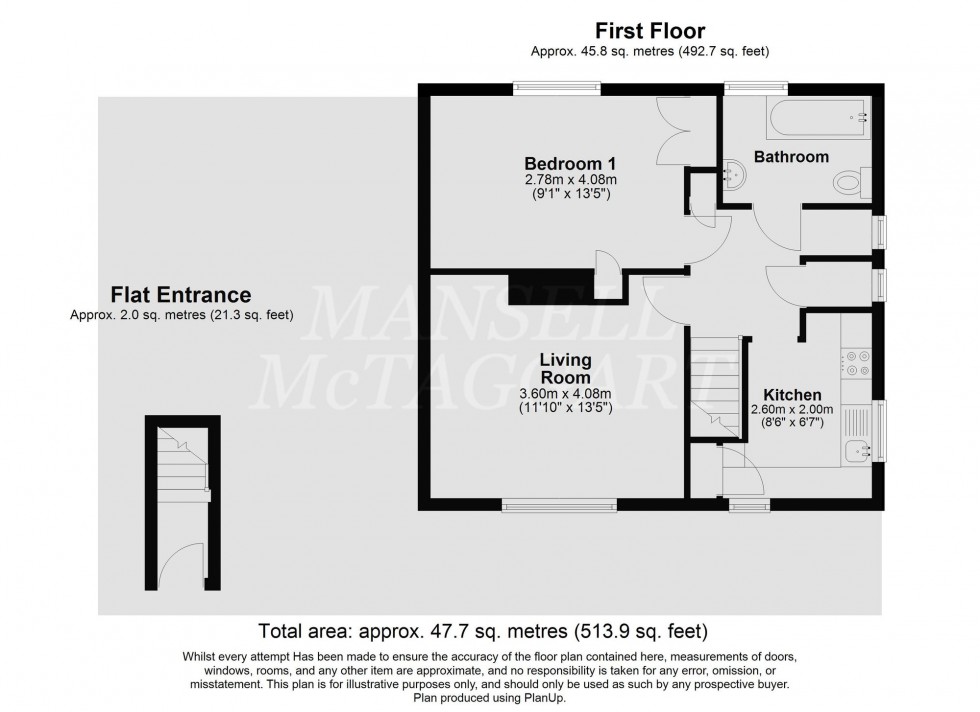 Floorplan for Allens Close, Ashurst Wood, RH19