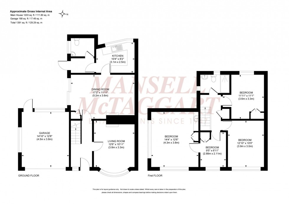 Floorplan for Noel Green, Burgess Hill, RH15