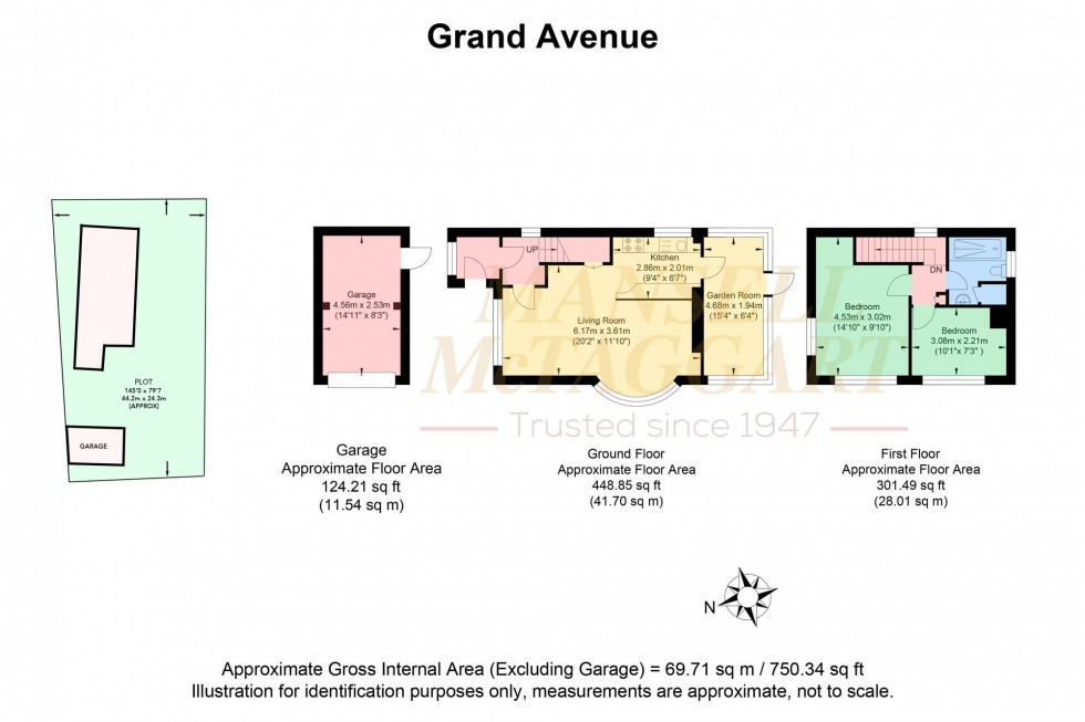 Floorplan for Grand Avenue, Hassocks, BN6
