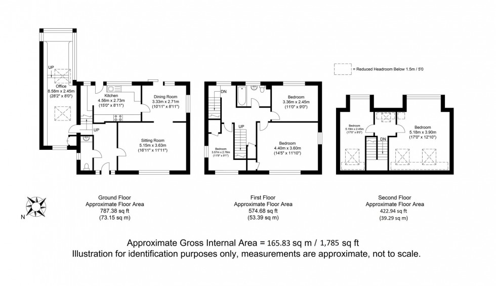 Floorplan for Cranedown, Lewes, BN7
