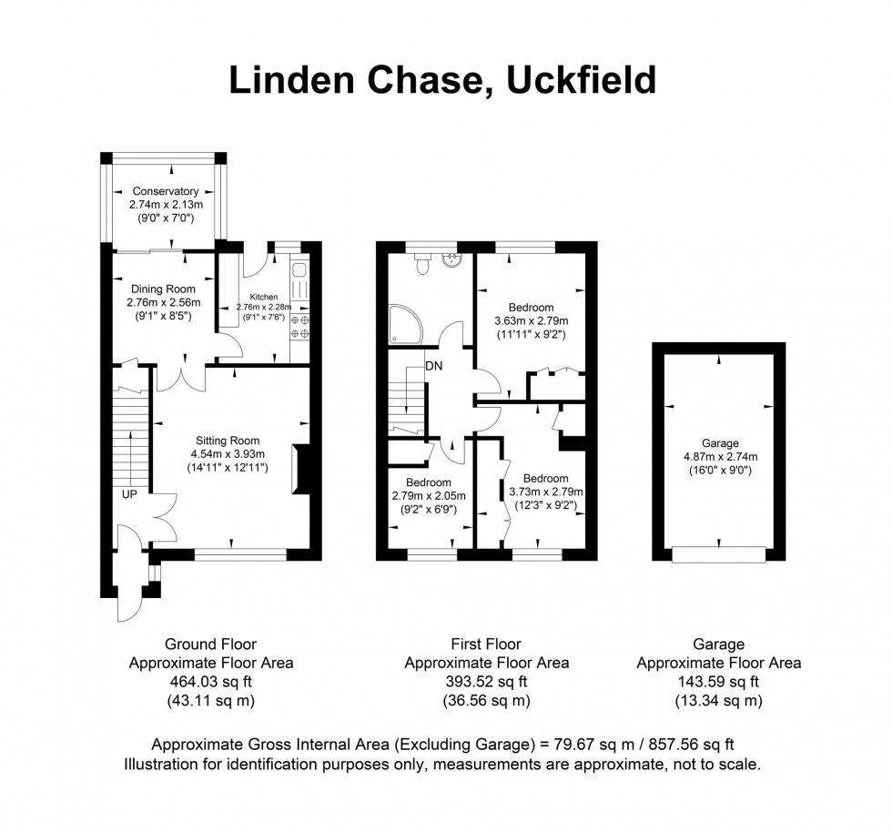 Floorplan for Linden Chase, Uckfield, TN22