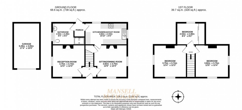 Floorplan for East Grinstead Road, Lingfield, RH7