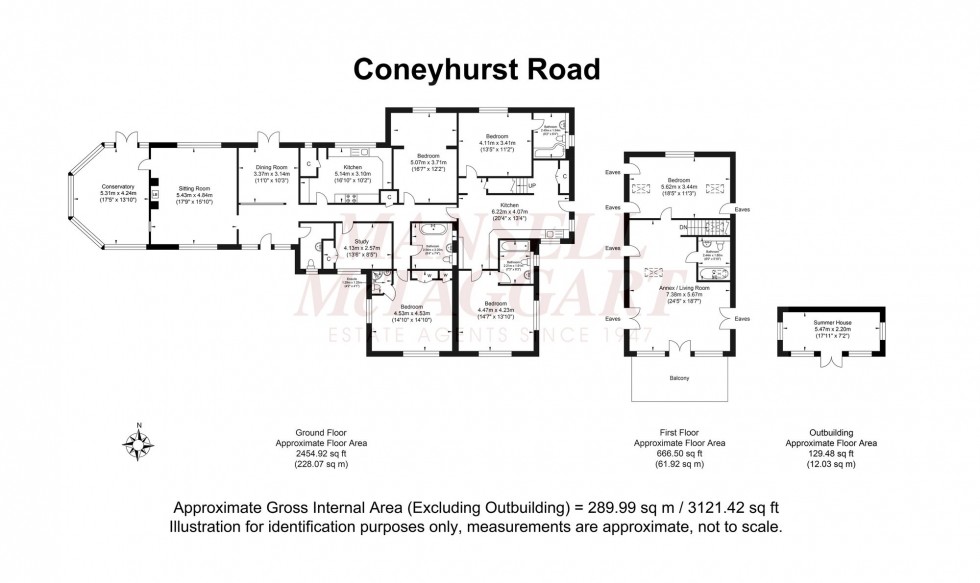Floorplan for Coneyhurst Road, Billingshurst, RH14