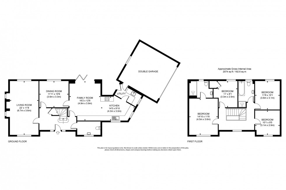 Floorplan for Stroudley Drive, Folders Grove, RH15