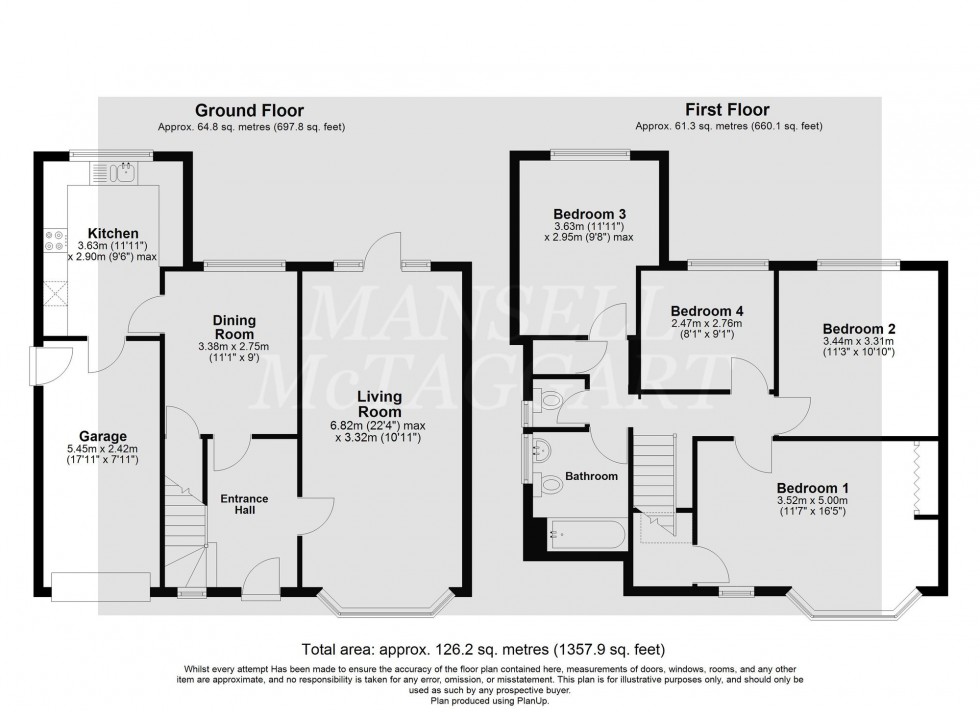 Floorplan for Blount Avenue, East Grinstead, RH19