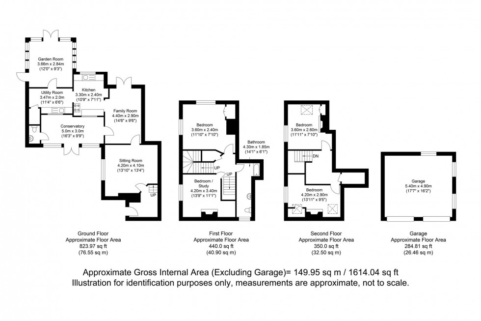 Floorplan for Beacon Road, Crowborough, TN6