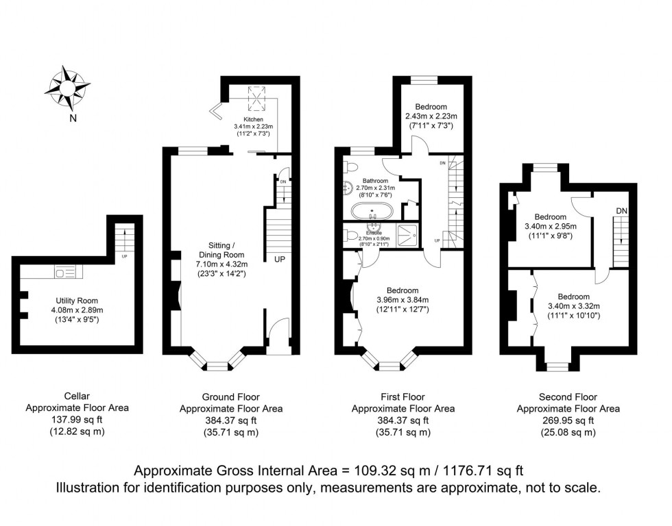Floorplan for Western Road, Lewes, BN7