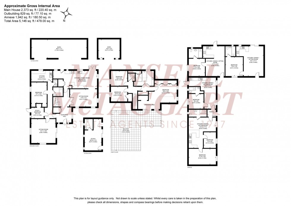 Floorplan for South Road, Plumpton Green, BN8