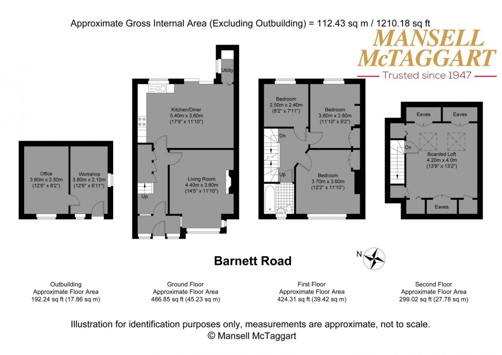 Floorplan for Barnett Road, Brighton, BN1