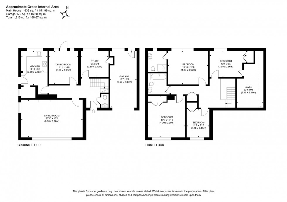 Floorplan for Blunts Wood Road, Haywards Heath, RH16