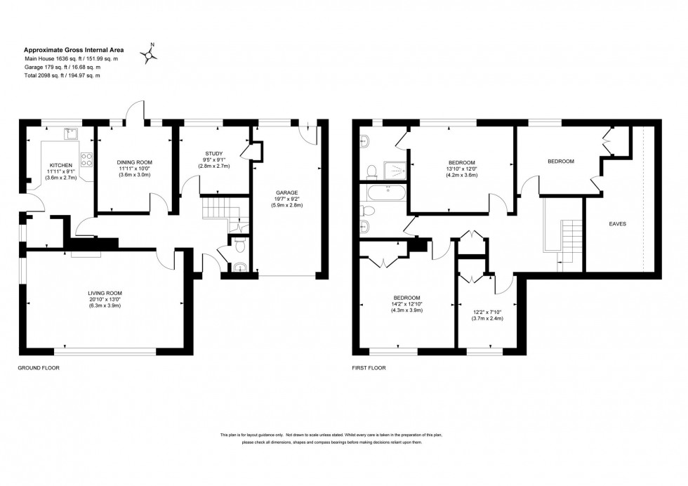 Floorplan for Blunts Wood Road, Haywards Heath, RH16