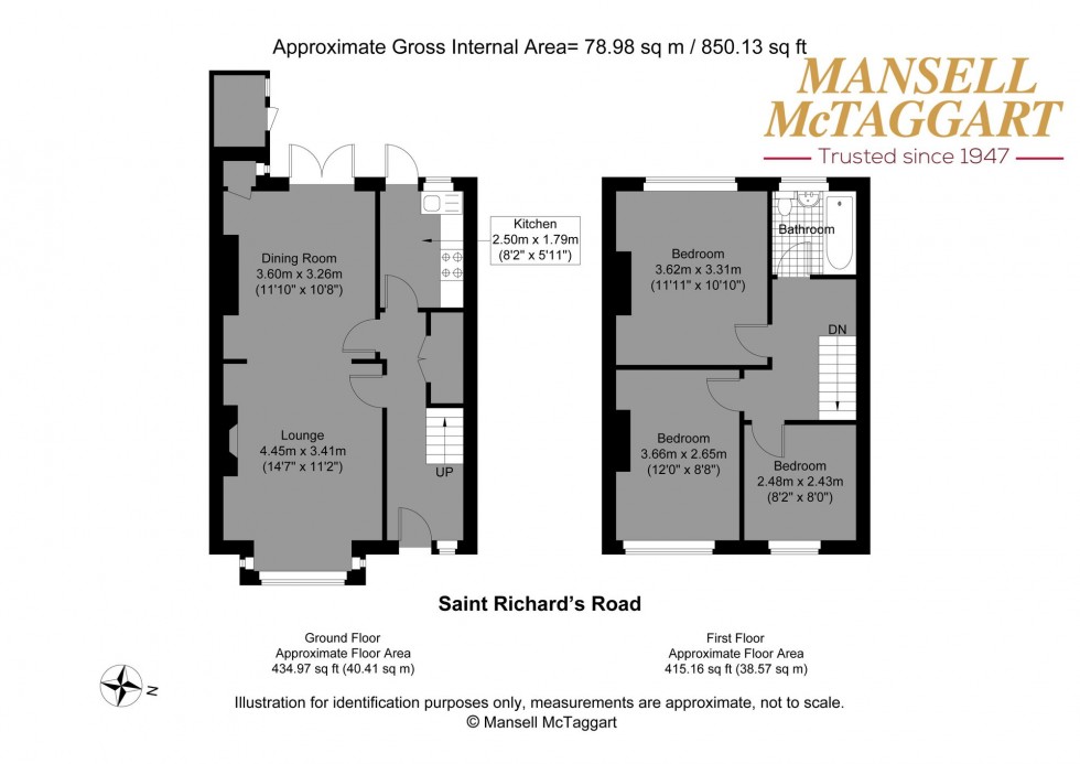 Floorplan for St. Richards Road, Portslade, BN41