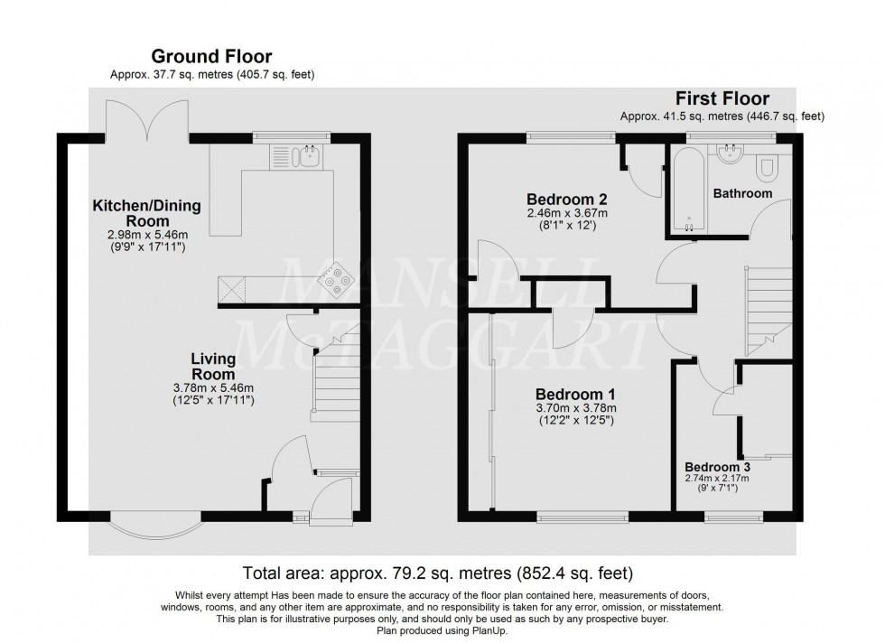 Floorplan for Court Lodge Road, Horley, RH6