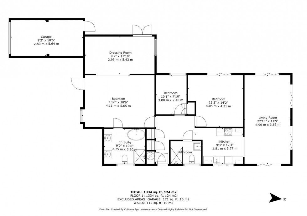 Floorplan for Woodlands Lane, Storrington, RH20