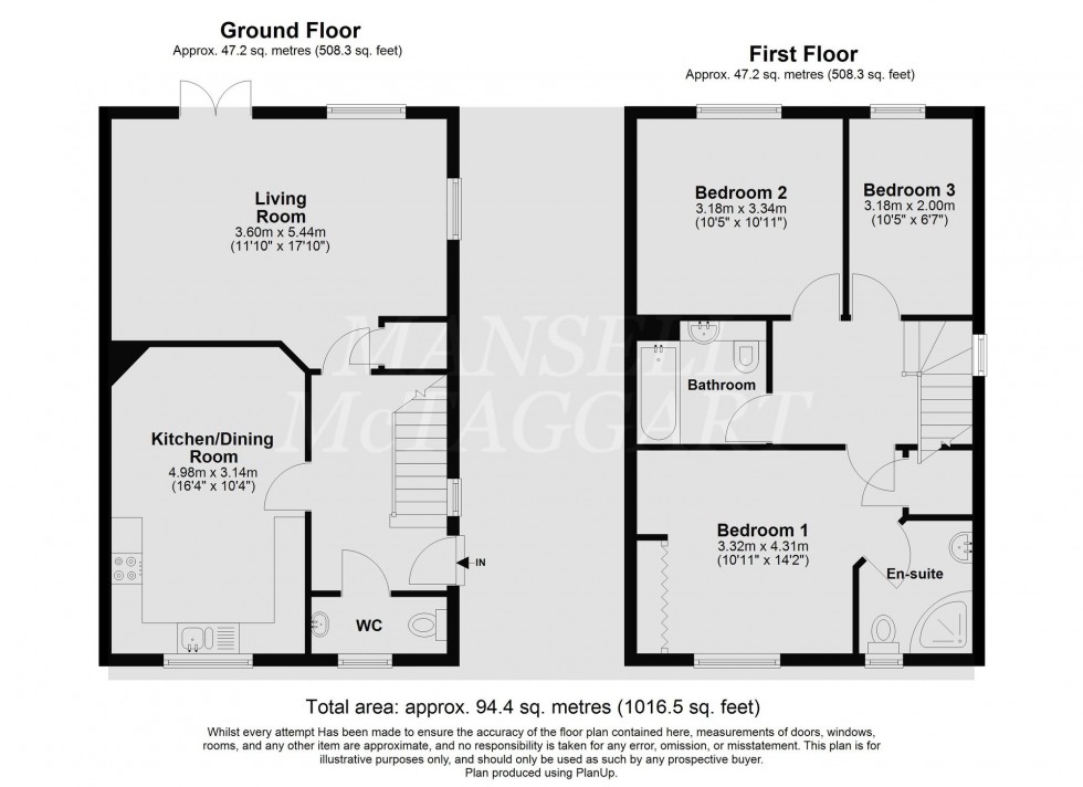 Floorplan for Springfield Gardens, Felbridge, RH19