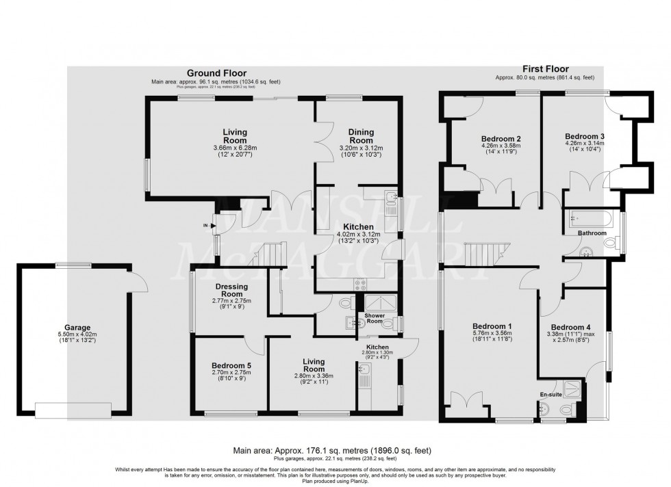 Floorplan for Buckswood Drive, Crawley, RH11