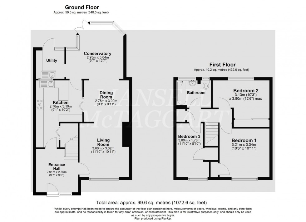 Floorplan for Whistler Close, Crawley, RH10