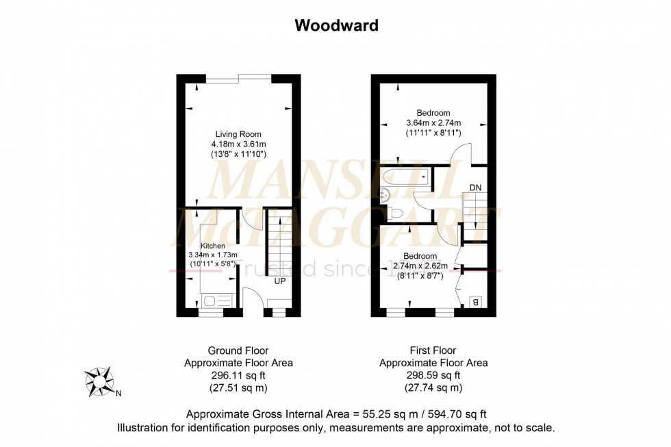 Floorplan for Woodwards, Crawley, RH11