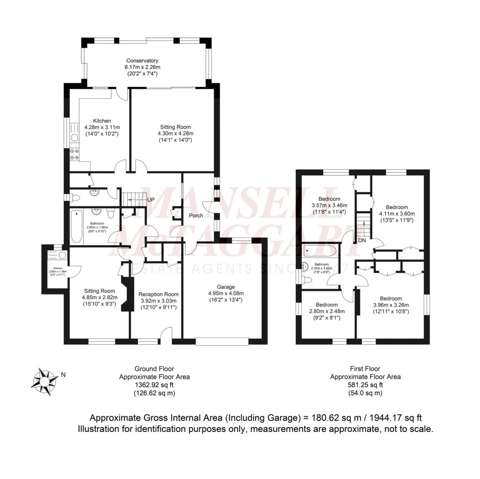 Floorplan for Court Lane, Five Ash Down, TN22