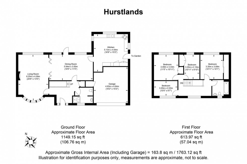 Floorplan for Hurstlands, Billingshurst, RH14