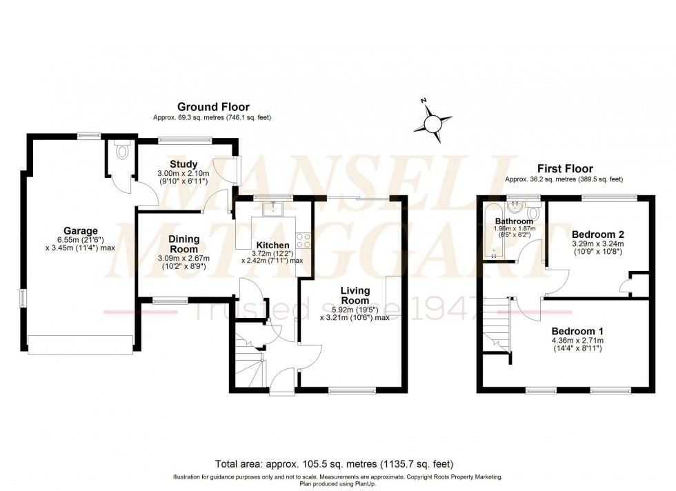 Floorplan for Markstakes Corner, South Chailey, BN8