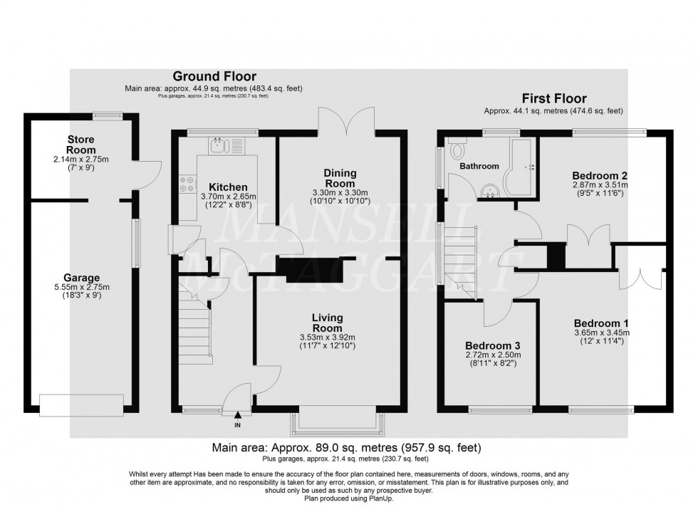 Floorplan for Weald Drive, Crawley, RH10