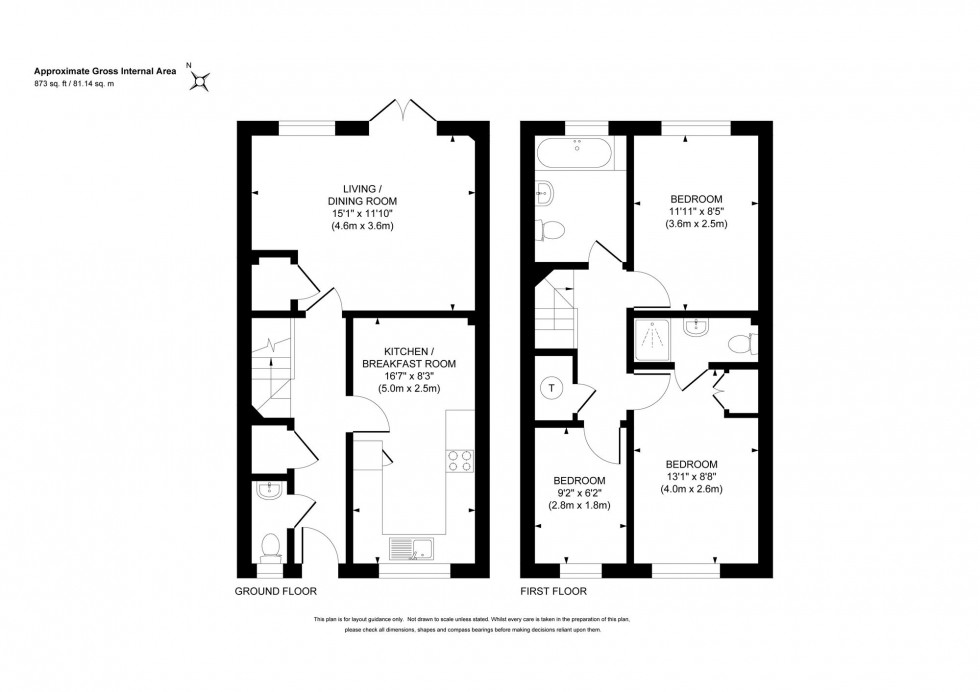 Floorplan for Gordon Road, Haywards Heath, RH16