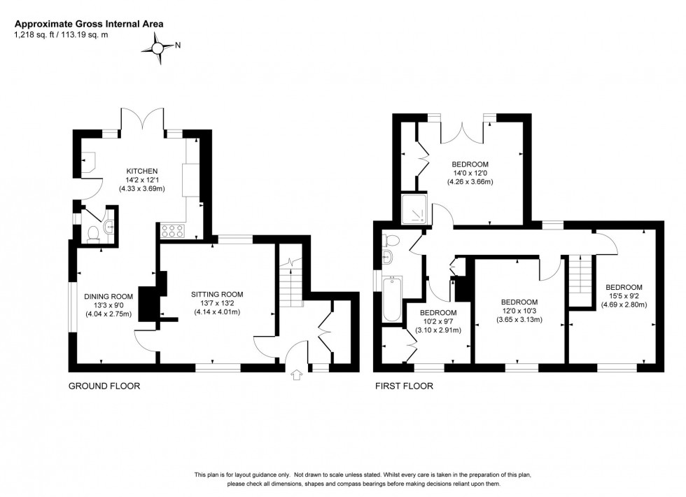 Floorplan for Church Lane, Horsted Keynes, RH17