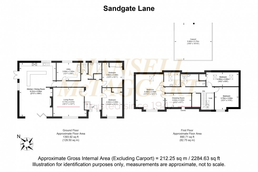 Floorplan for Sandgate Lane, Storrington, RH20