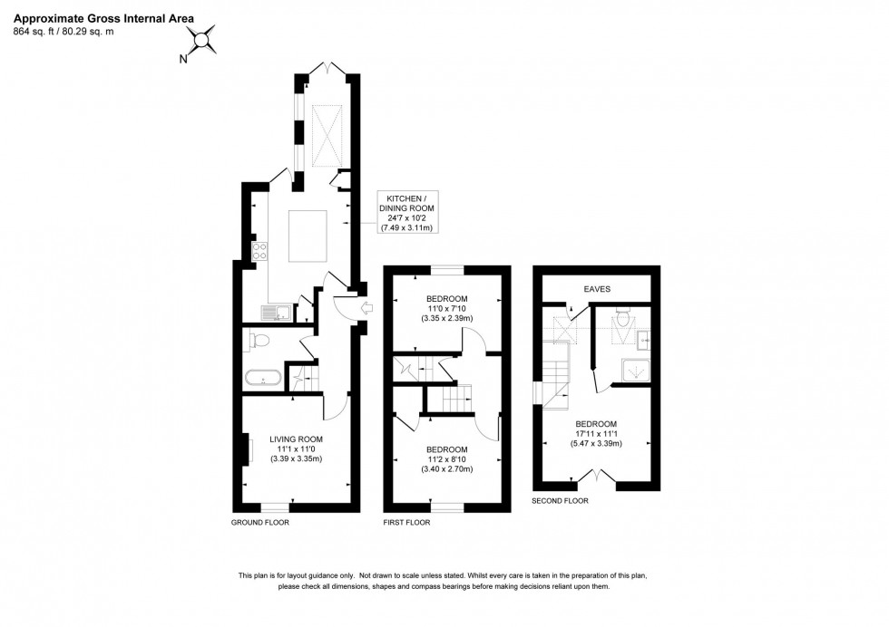Floorplan for Petlands Gardens, Haywards Heath, RH16