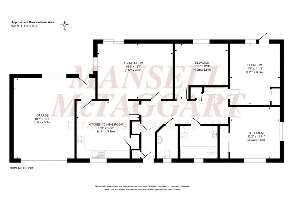 Floorplan for Oakenfield, Burgess Hill, RH15