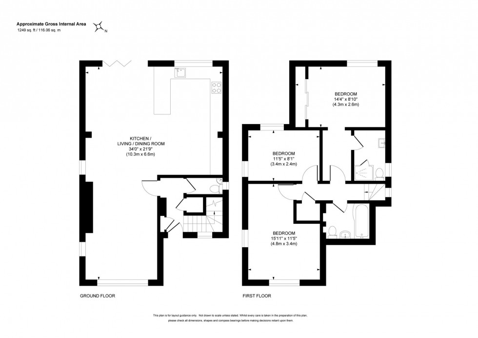 Floorplan for Ashenground Close, Haywards Heath, RH16
