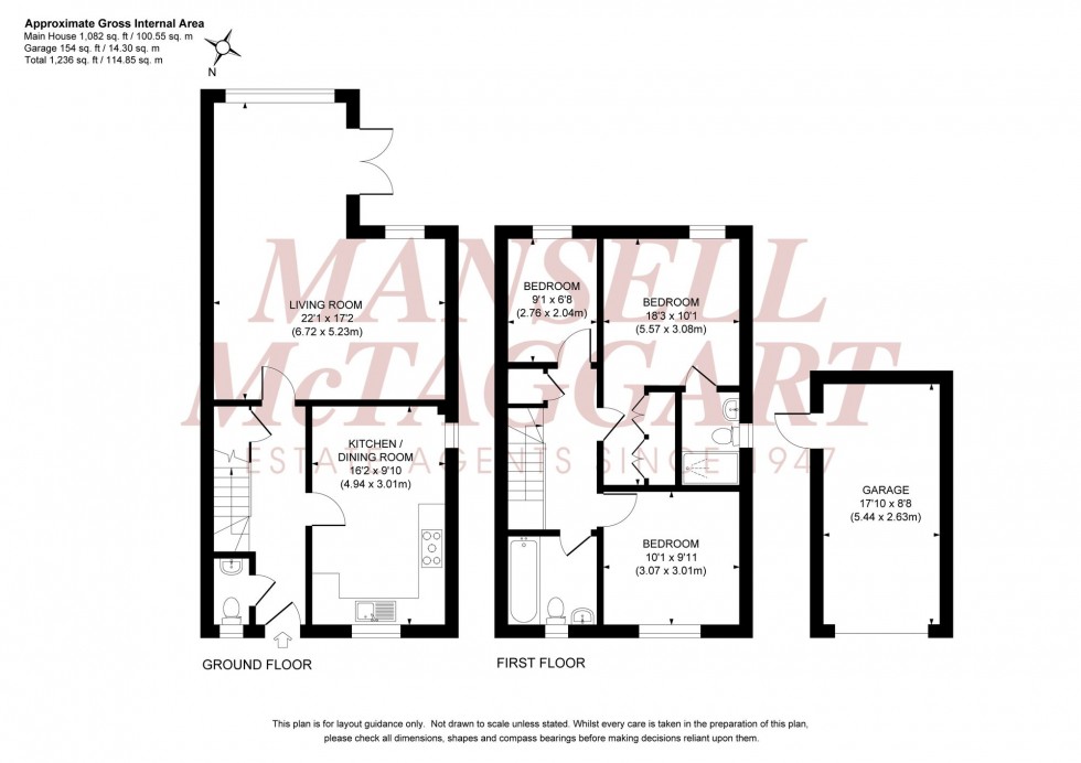 Floorplan for Sycamore Drive, Burgess Hill, RH15