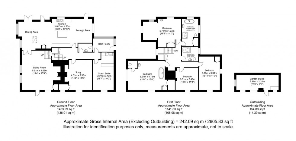 Floorplan for The Street, Kingston, BN7