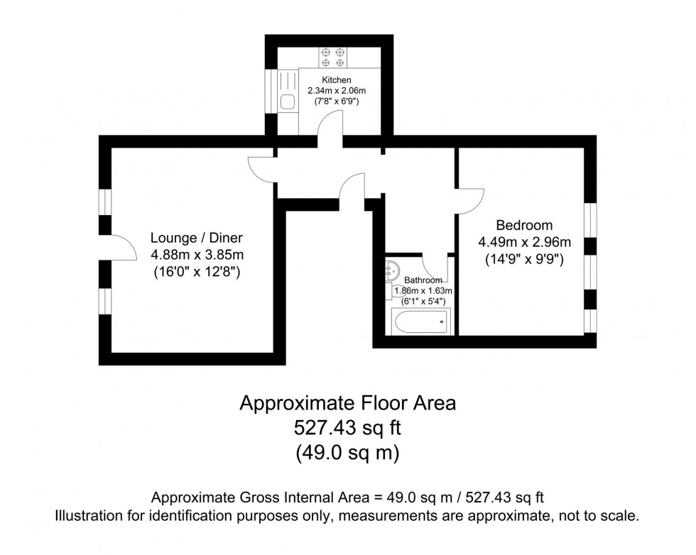 Floorplan for Crowborough Hill, Crowborough, TN6